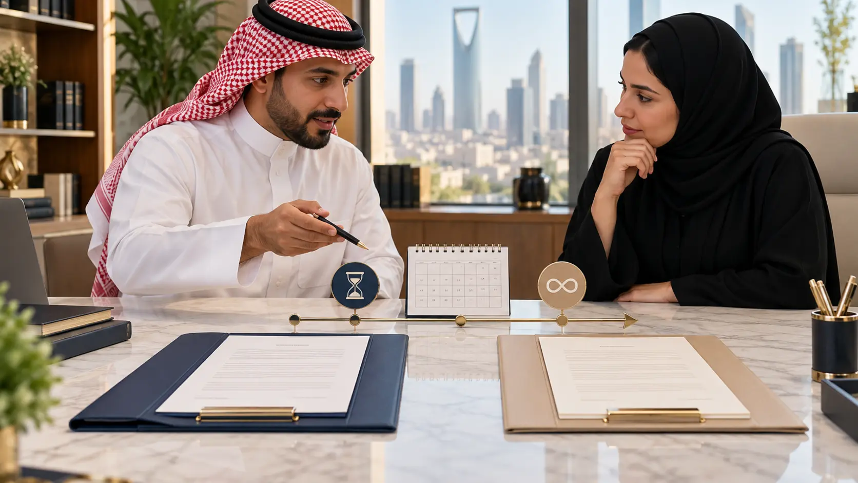 Notice Period: Fixed-Term vs Indefinite Employment Contracts in Saudi Arabia