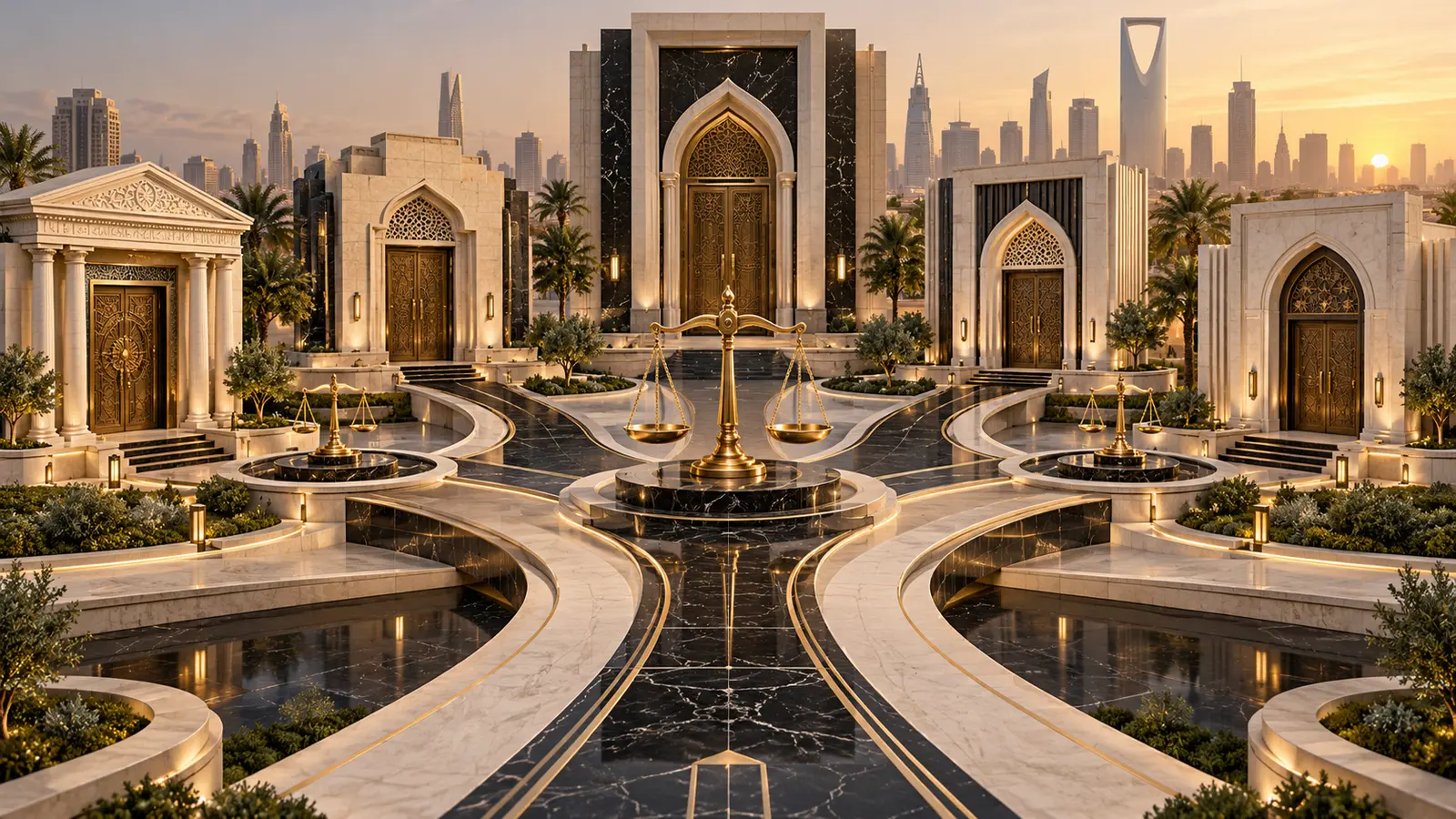 اختصاص المحاكم السعودية: النوعي والمكاني والدولي